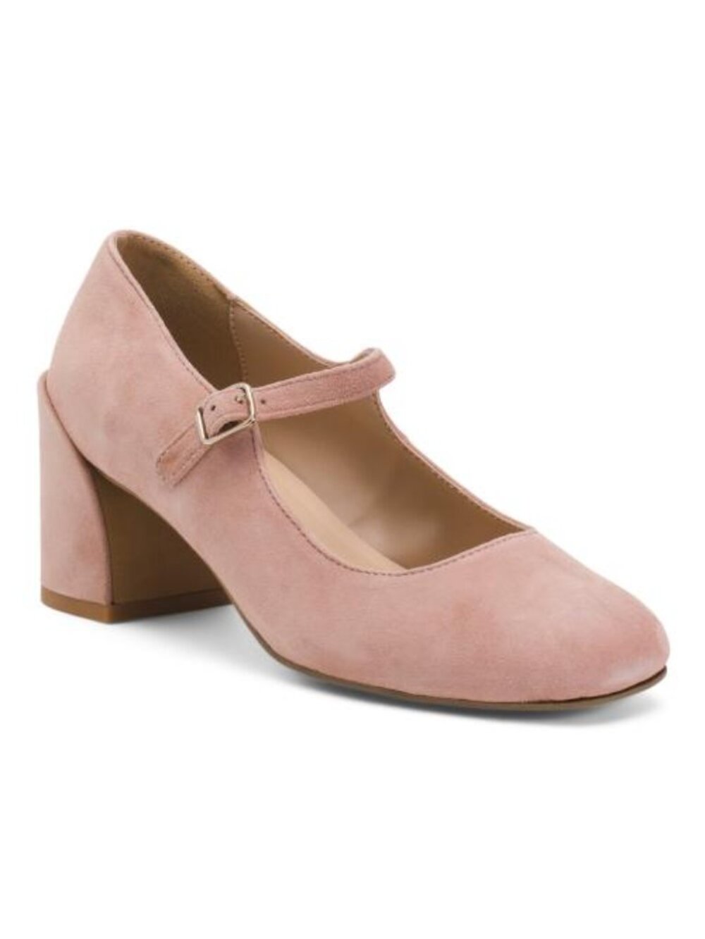 SILENT D Blush Suede Korin Heels